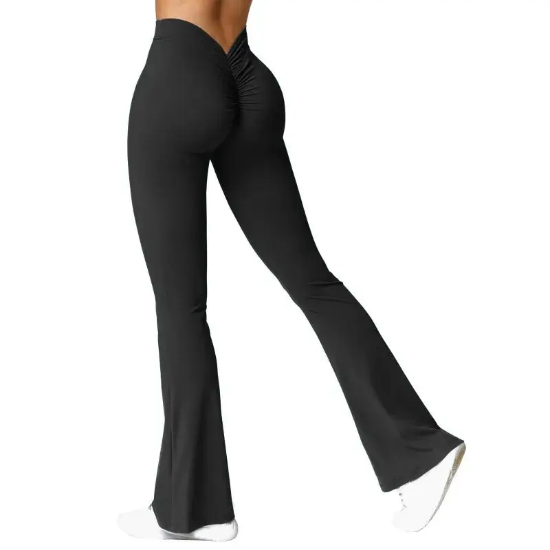 V-Back Flare Gym Leggings