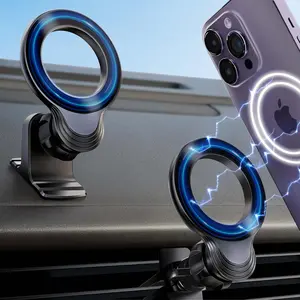 Compatible with Mag-Safe  Mount,  Phone Mount,2 in 1 Super  Dash&Air Vent  Phone Mount,Mag-Safe Accessories for  15 Pro Plus Max 14 13 12 Mini Mag-Safe Case