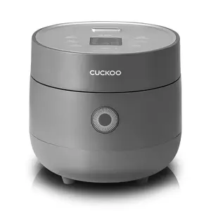 Cuckoo 6-Cup Micom Rice Cooker and Warmer Gray: 12 Settings, Automatic Keep Warm, Timer, Dishwasher-Safe Parts