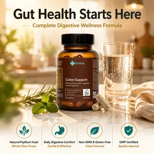 V-Daily Gut Health Capsules for Digestive Support, Bloating Relief, and Overall Wellness