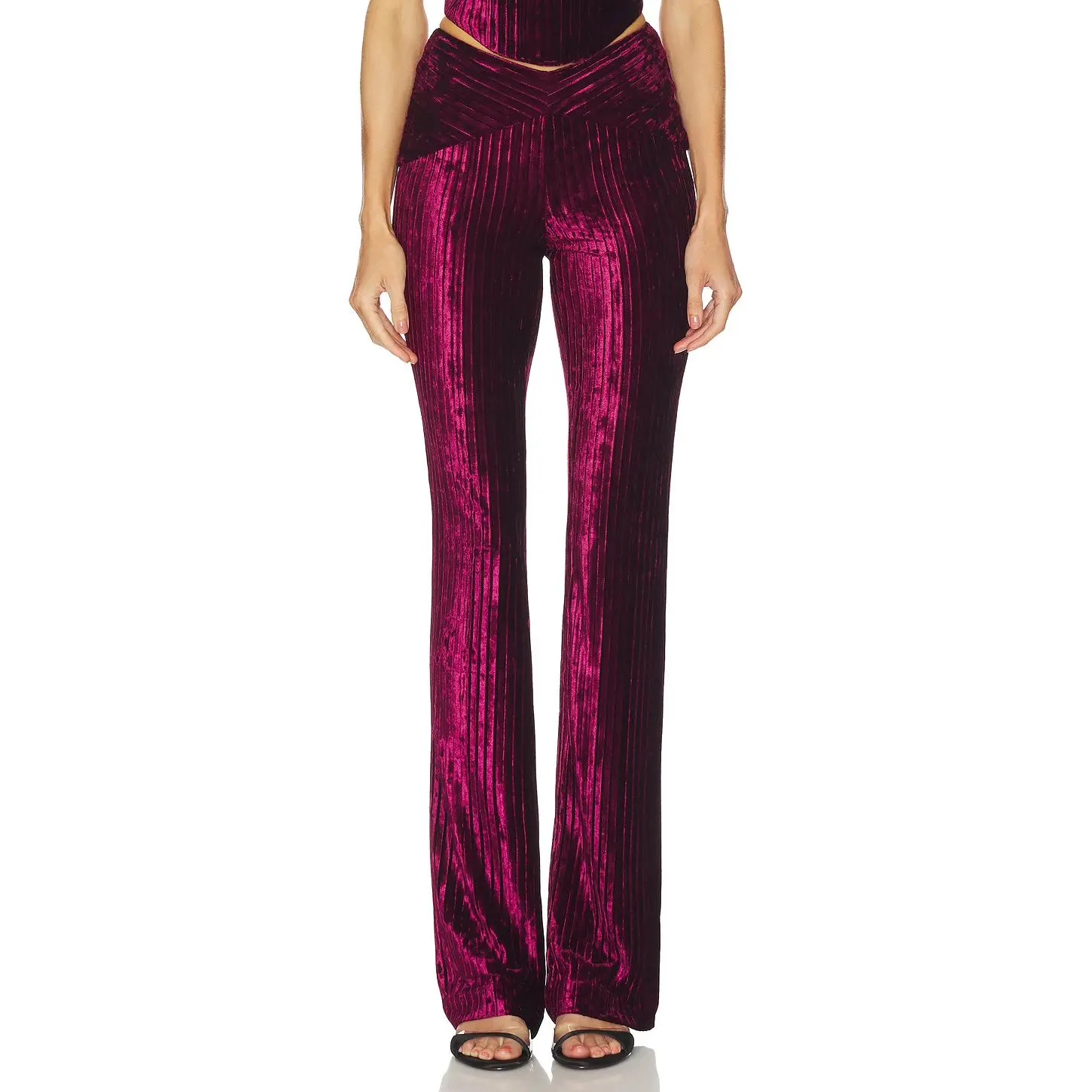 Michael Costello x REVOLVE Ryliana Pant in Burgundy
