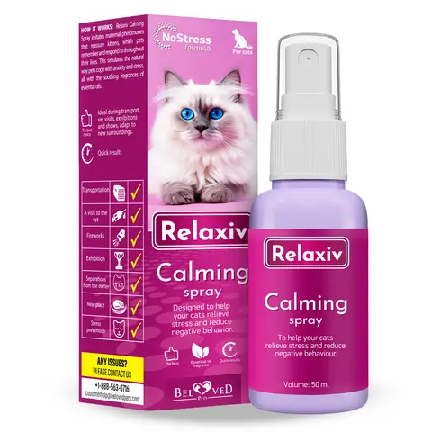 Calming Pheromone Spray - Scratch Repellent for Cats