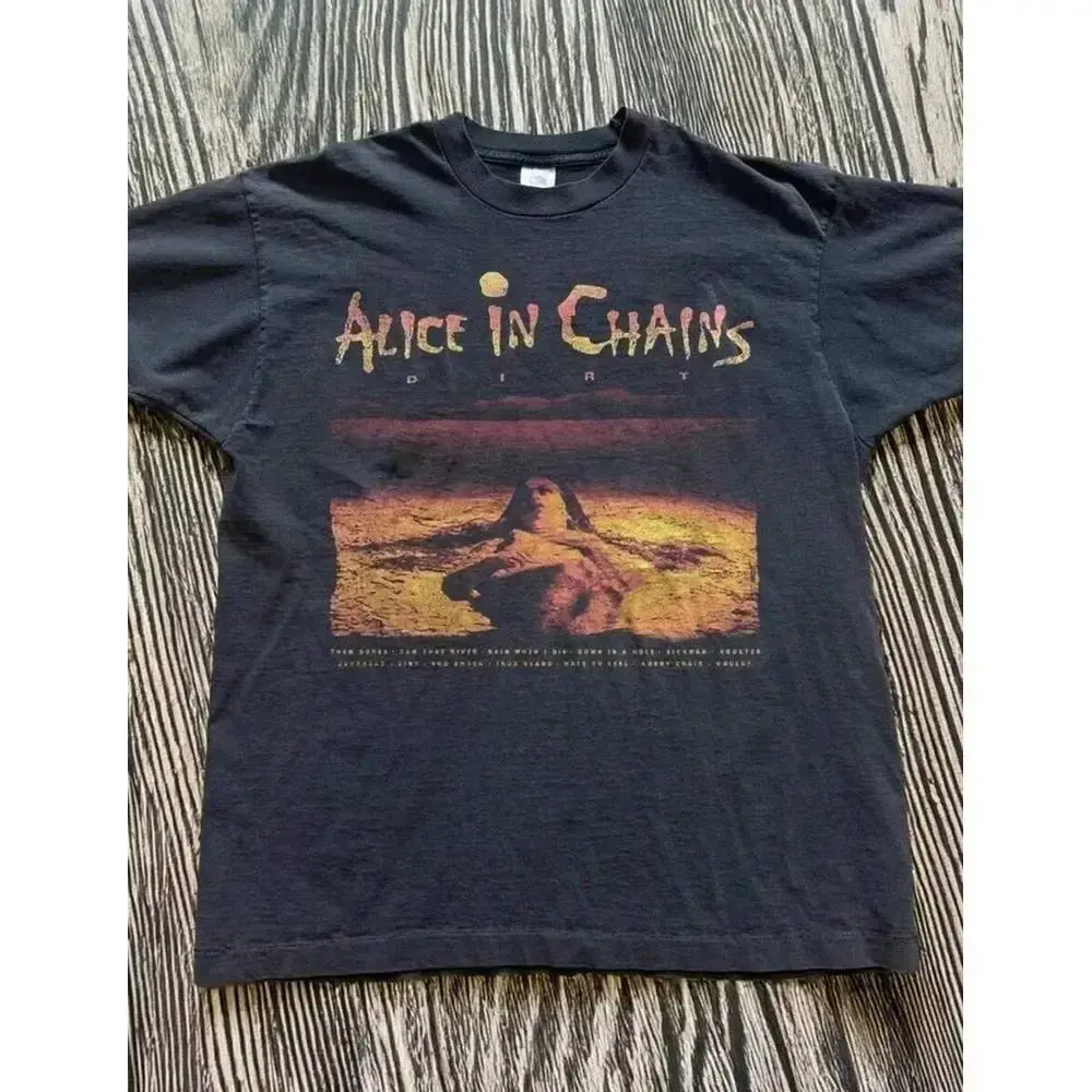NEW! Alice In Chains Dirt 90s Heavy Metal 1992 Unisex Black T-Shirt Sizes