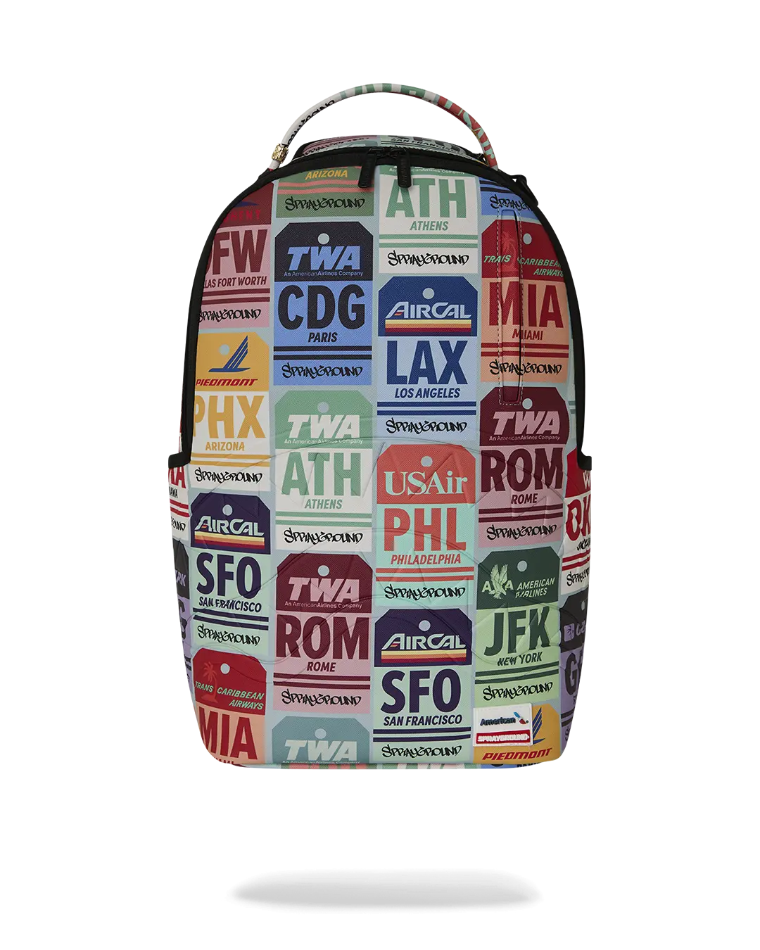 SPRAYGROUND AA TWA VINTAGE LUGGAGE TAGS BACKPACK