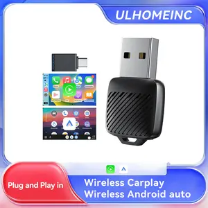 2026 Upgrade 2-in-1 Wireless CarPlay Adapter / Android Auto Dongle, 5.8GHz WiFi Auto Connection M11