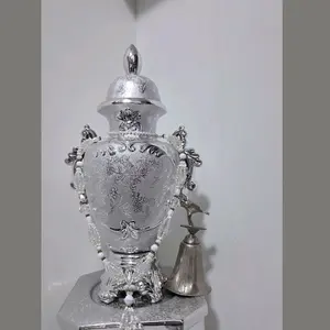 Combo de pedestal, sopera, agogo, mazo o abanico de Obatala