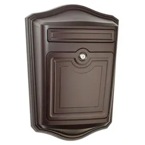 Architectural Mailboxes  Mailson Lockable Wall Mount Mailbox, Oil Rubbed Bronze