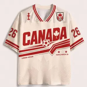 Custom Canada Soccer Jersey, Personalized Canada Football Jersey, Canada Game Day Shirt, Maple Leaf Soccer Fan Gift