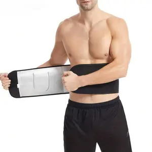 Unisex Thermal Waist Support Wrap with Phone Pocket - Nano-Silver Breathable Design for Gym Running Yoga Core Workouts