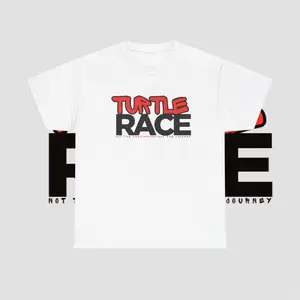Turtle Race Journey T-Shirt Bold Graphic Tee RBW