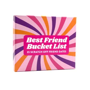 Best Friend Bucket List - 35 Scratch Off Friend Dates, Fun & Unforgettable Friend Gifts, Perfect for Besties, Ages 17+, Ideal for Birthdays & Holidays