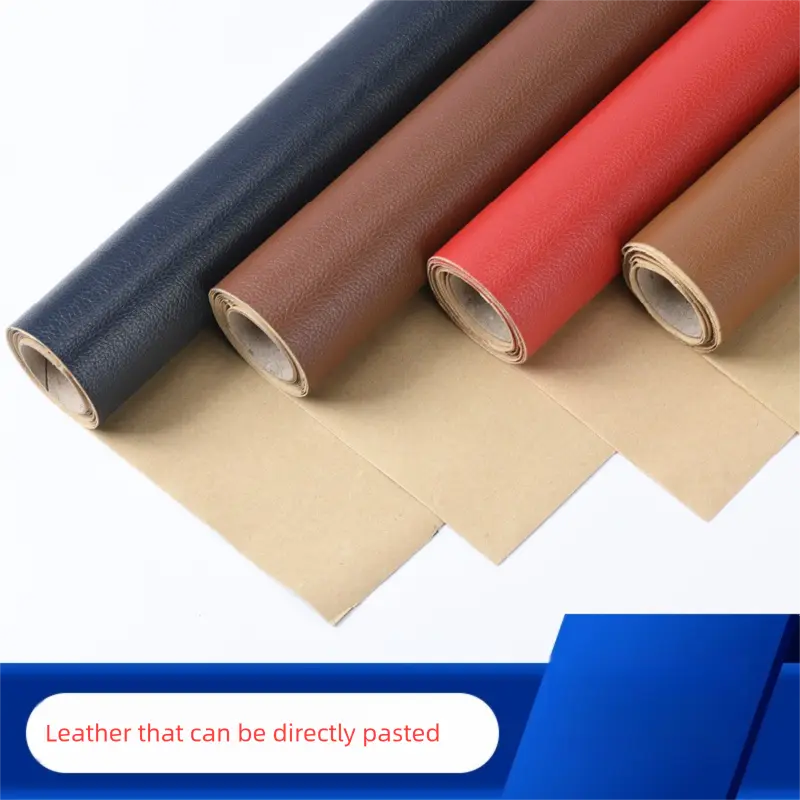 Self Adhesive Repair Patch Kit - 3.93in×63.99in/19.68in×53.93in Pasted Tape for DIY Upholstery, Seamless Fix for Couch, PU Leather, Synthetic Leather, Motorcycle Seat