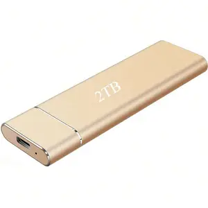 Portable 2TB External Hard Drive, Ultra-Thin And Ultra High Speed Transmission, Suitable For PCs, Laptops, Smartphones, Etc