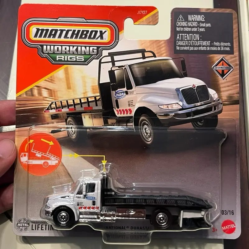 Mbox working Rigs flatbed Diecast Truck