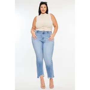 High Rise Straight Denim