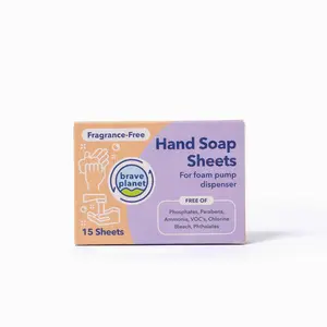 Brave Planet Hand Soap Sheets Fragrance-Free