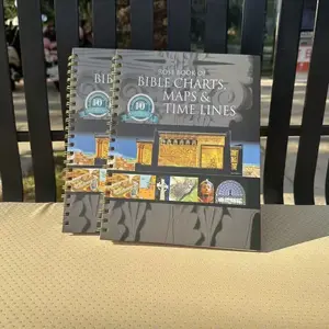 Saint Line Coil Booklet, Essential Religious Textbook, Perfect for Devotional Reading & Study, High-Quality Material, Bible, Maps, Charts