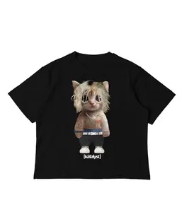 Nettspend Kitty Shirt - Oversized Drop Shoulder