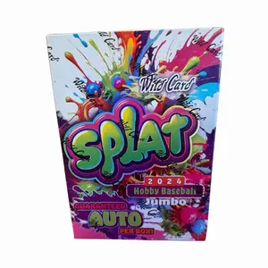 Wild Card Splat 2024 Hobby Baseball Jumbo Guaranteed Auto per Box Collectible Trading Cards