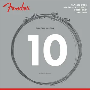 Fender 3255R Classic Core Electric Guitar Strings Set, NPS Bullet Ends 10-46