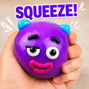 reative Puppy Face Swap Slow Rising Squishy Ball, TPR Soft Squeeze Vent Fidget Toy, Gentle Stress Relief Sensory Squishies, Compact Desk Decor Decompression Toy, Funny Animal Gift for Boys Girls Adults Daily Mood Relief sqishies big dumpling