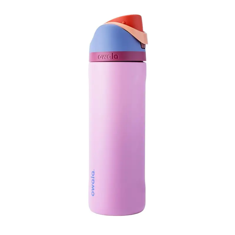 Owala 32oz FreeSip Insulated Stainless Steel Tumbler Water Bottle - Leakproof, Portable, with Straw, Plastic Lid, Loop, 10.68h x 3.24w Sports Drinkware for Poolside Bottled Hydration