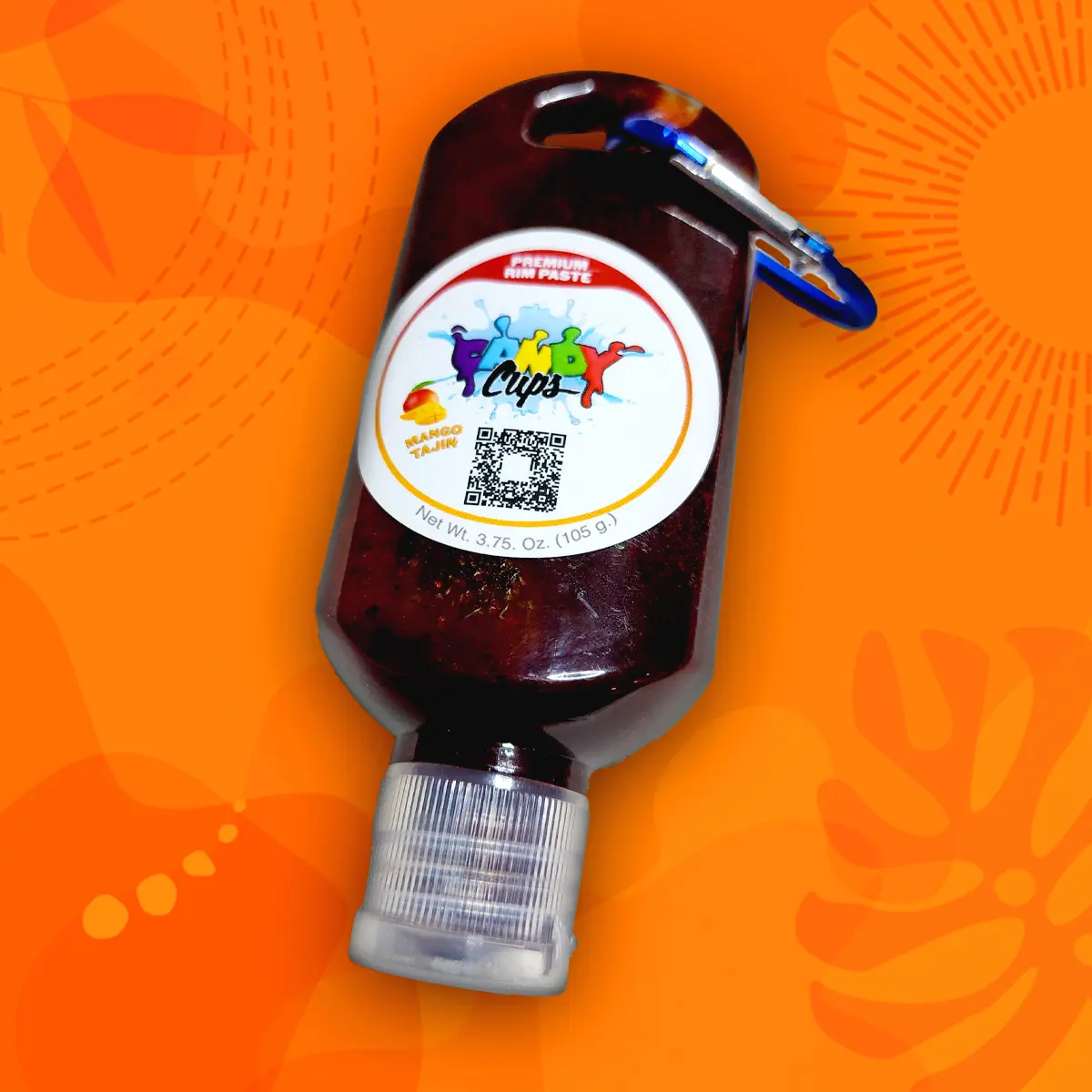 Candy Cups Premium Flavored Squeeze Bottle Mango Tajin 3.75 oz