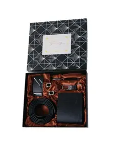 Men's Gift Set, Match Day Style, Father's Day Gift, Valentine's Day Gift, Boyfriend Husband Gift, Birthday Gift, 6pcs/set, Leather