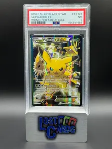 Pokemon TCG Pikachu EX | Black Star Promo XY124 | PSA Graded NM 7