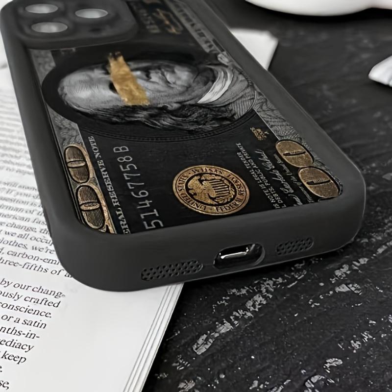 Money Trendy Luxury Pattern Case for iPhone 17 Pro Max 16 Plus 15 14 13 12 11 Air E Shockproof Full Camera Protection Durable slim Silicone Cover