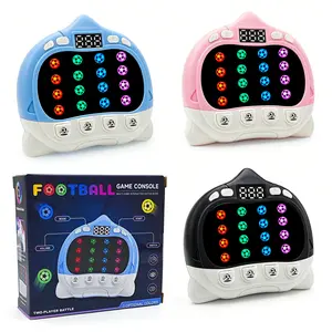 Third-generation upgraded versionQuick Push Game Console With Single Player & 2-Player Wired Link Battle, Soccer Themed Handheld , 4 Game Modes Brain Teaser Sensory Toy, Ideal Birthday Gifts For Boys Girls, Great For Back To School Toy