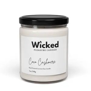 Wicked Pleasure Candles Single Wick Ultra Scented Natural Coconut Soy Candle - Pick your scent - Room, Decor Freshener