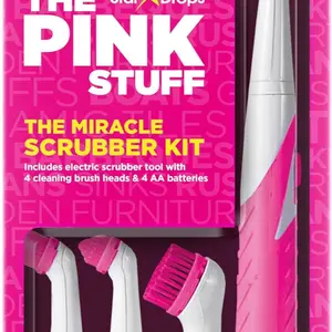 The Pink Stuff - The Miracle Scrubber Kit - 4 Cleaning Brush Heads