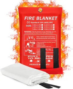 Emergency Fire Suppression blanket for Life-Saving Situations, Fiberglass Fire Extinguisher for Home. Quick-Deploy Multi-use