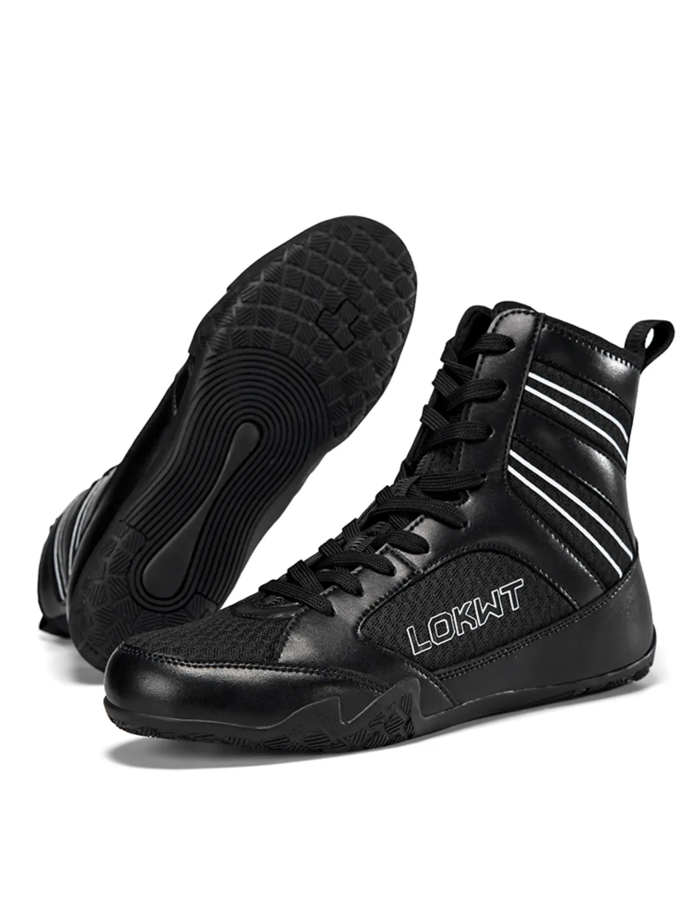 Men's Training Shoes and Sports Shoes, Athletic Footwear, Cross Training Shoes, Fitness Training Shoes, Trendy Fashion Anti-Slip Nonslip Gym Trainers Durable Boxing Wrestling Shoes, Ideal for Various Sports Training Scenarios