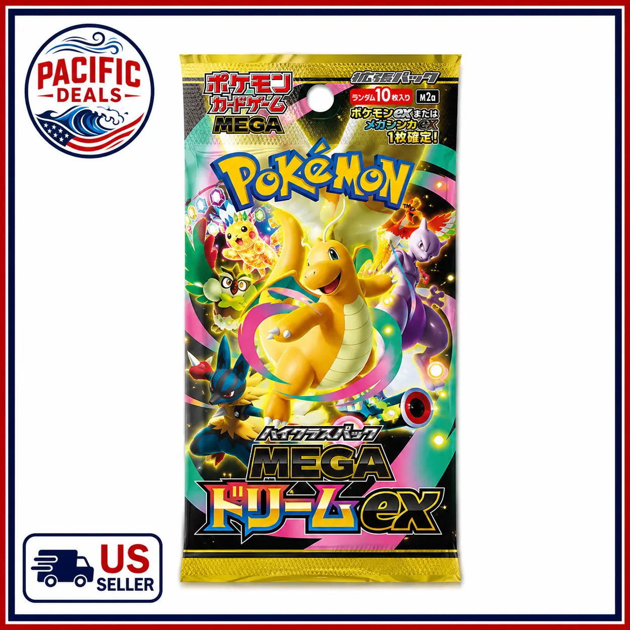 [JAPANESE] Mega Dream Booster Pack - Ascended Heroes - 10 cards per pack