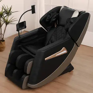 Full Body Massage Chair, Zero Gravity Recliner with Heating, Air Pressure, Foot Rollers, Bluetooth Speaker & Adjustable Intensity, 5 Automatic Modes for Home & Office Relaxation