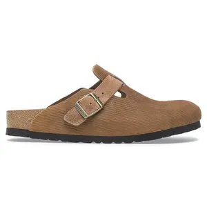 Birkenstock Boston Embossed Corduroy Dark Tea (men) by StockX