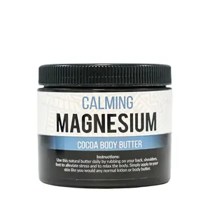 Calming Magnesium Body Relief Supplement 4oz with Blended Vitamins & Minerals Healthcare Oil Coconut & Bathroom Friendly Natural Stress Relief & Muscle Comfort