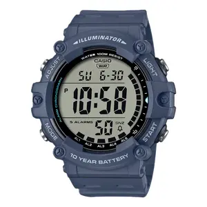 Casio Men’s Digital Sport Watch With Blue Strap - AE-1500WH-2AV