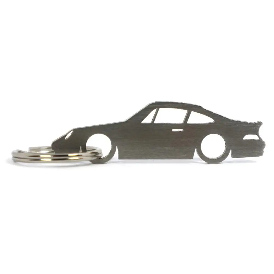 911 (993) Turbo Silhouette Keychain