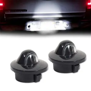 2PCS License Plate Light Rear Bumper Tag Lamps For Ford F150 F250 F350 F450 2009-2016  Replace OEM F1TZ13550A, F67Z13550AA, F37Z-13550-A F37Z-13550-AA
