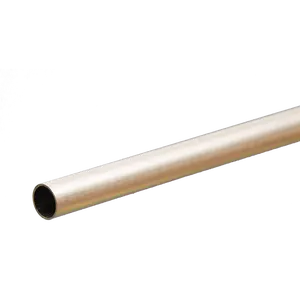 Round Aluminum Tube: 5/32" OD x 0.014" Wall x 12" Long (1 Piece)