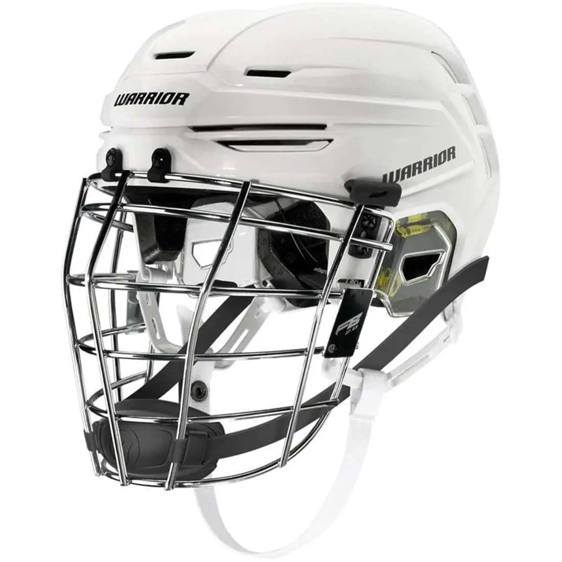 Warrior Fatboy Alpha Pro Box Lacrosse Helmet, Featuring AdaptFit 270 Fit System, Absorbs Linear and Twisting Impacts