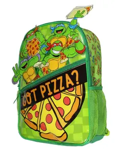 Teenage Mutant Ninja Turtles Backpack TMNT Got Pizza Travel Kids School 3D Book Bag Teenage Mutant Ninja Turtles Backpack TMNT Got Pizza Travel Kids School 3D Book Bag