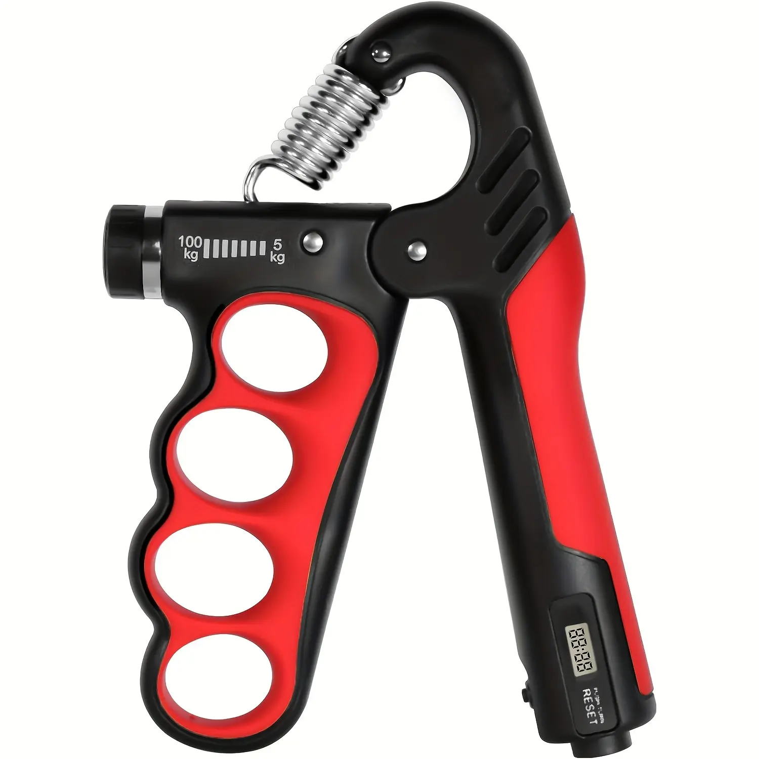 1pc Grip Trainer, Adjustable Resistance 11-220 Ibs Forearm Exerciser, The Five Fingers Grip Trainer With Digital Counter, Hand Grips Strengthener. hand therapy forearm vein hand exerciser adjustable forearm strengthener forearm gripper arm strength