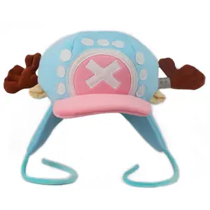 Anime Tony Tony Chopper Plush Cotton Hat Trafalgar Cap Cosplay Unisex Soft Comfortable Caps Accessories Outdoor Party Mask+ Free Giftss