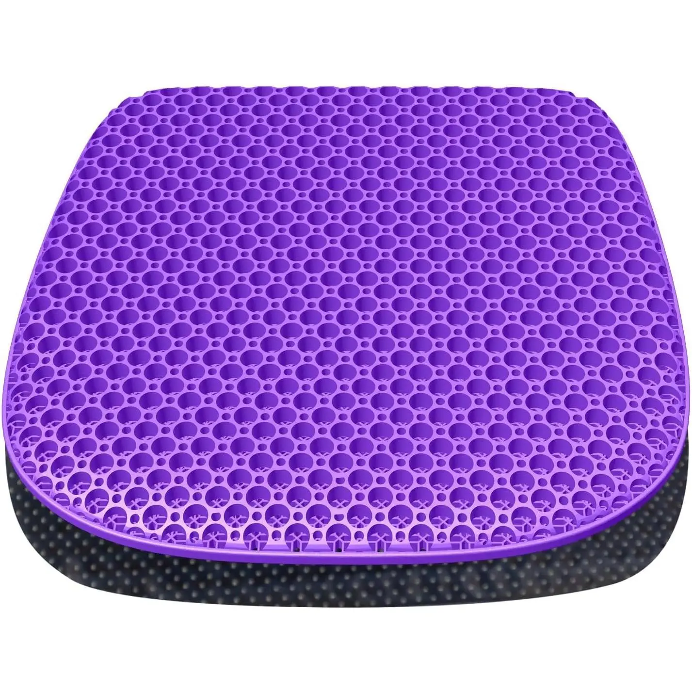 17x15 in Gel Seat Cushion with Non-Slip Cover, Soft & Breathable Car-Compatible Seat Cushion for Long Sitting, Computer Chair Accessory, Car Interior Accessory, Car-Compatible Seat Cushions