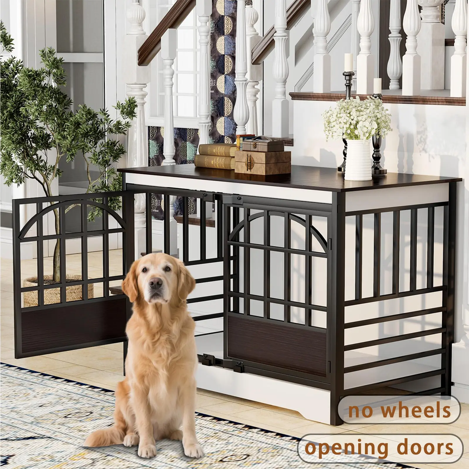 White Brown - 52"L x 28.4"W x 35.5"H