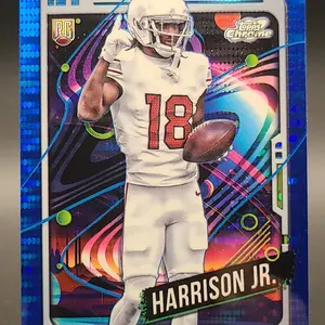 2024 topps chrome marvin Harrison Jr /99 football trading card